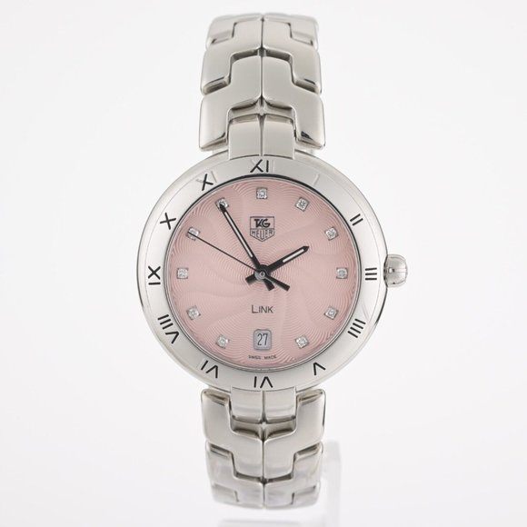 TAG Heuer Link WAT1313.BA0956 35mm Pink Diamond Ladies Watch main image 6